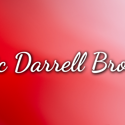 Eric Darrell Brown — Memorial Program