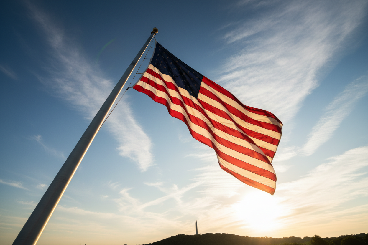 The Flag Flies High