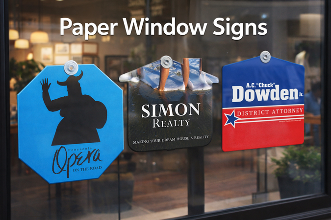 Window Signs Paper