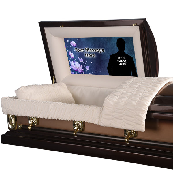 184CP-Floral v7 Casket Panel