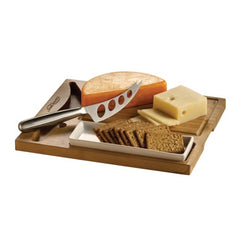 Premium Bamboo Cheese Server Set