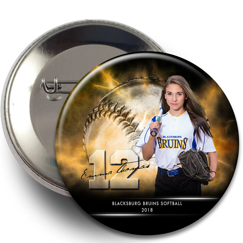 20B - Electric Explosion Softball Button