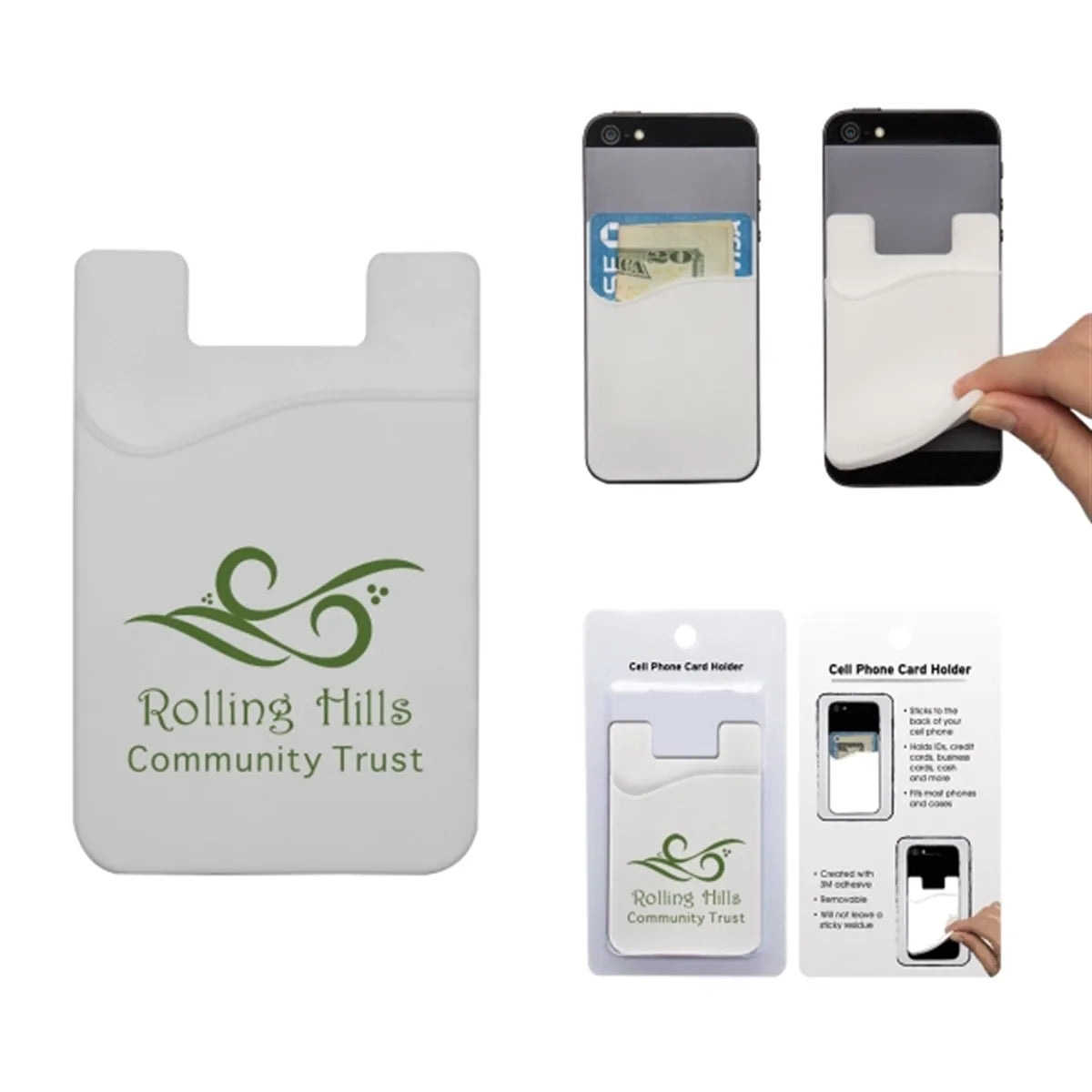 Cell Phone Card Holder w/Packaging
