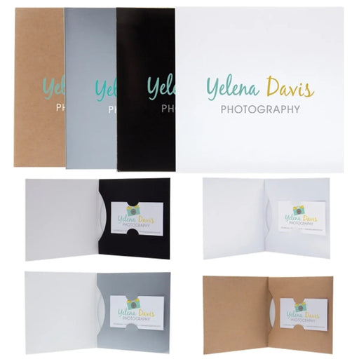 Paper CD/DVD Business Card Folio