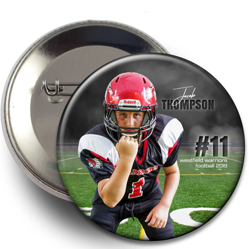 22B - In The Shadows Football Button