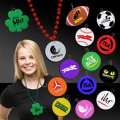 Plastic Medallion 2.5" for Bead Necklaces