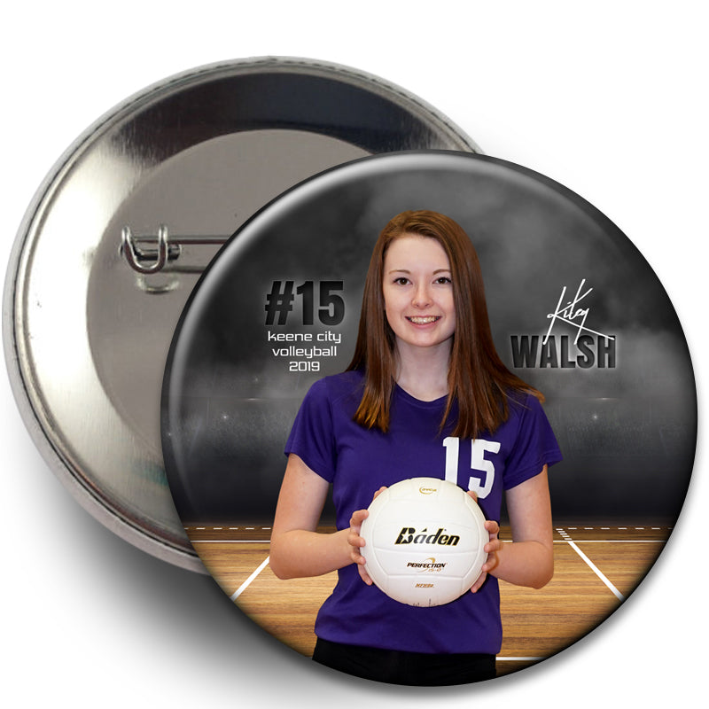 23B - In The Shadows Volleyball Button