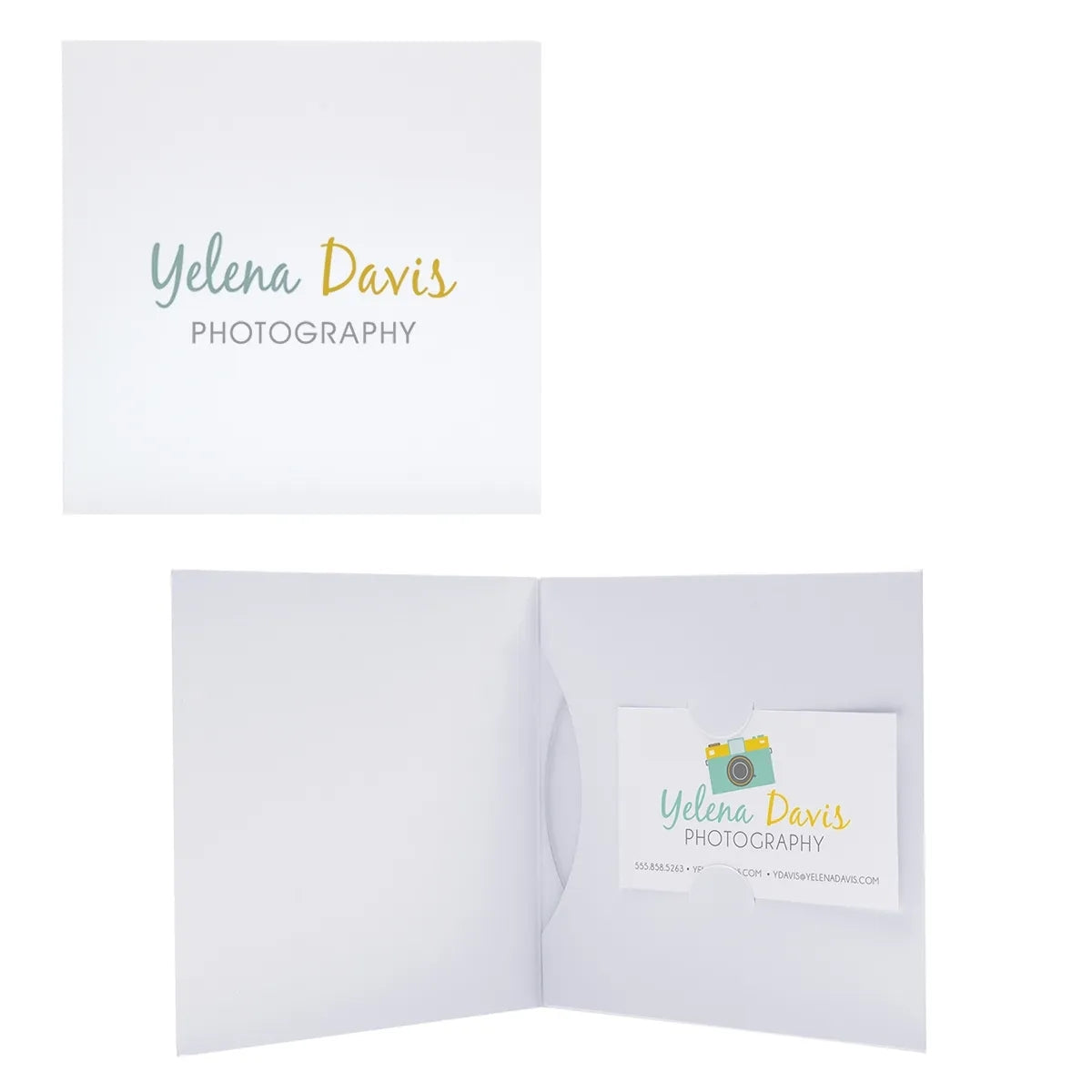 Paper CD/DVD Business Card Folio