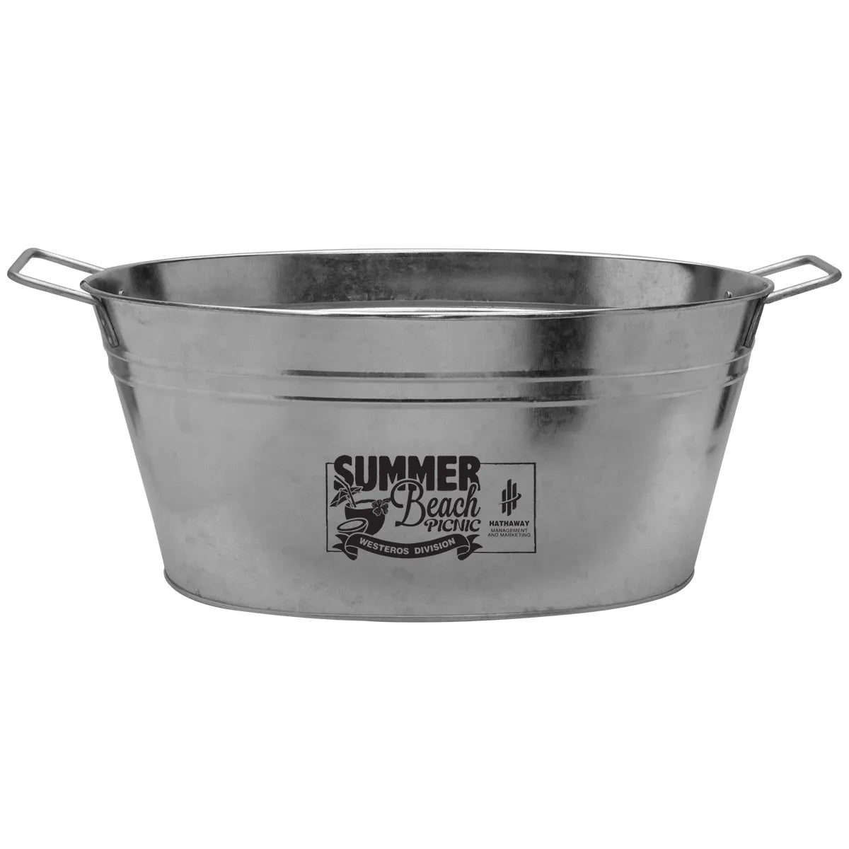 15 Qt Galvanized Metal Tub