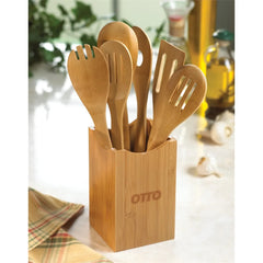 7-Piece Bamboo Utensil Set