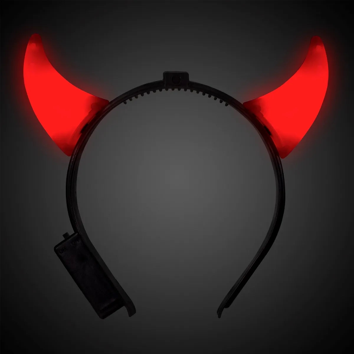 Light-Up Red Devil Horn Head Bopper