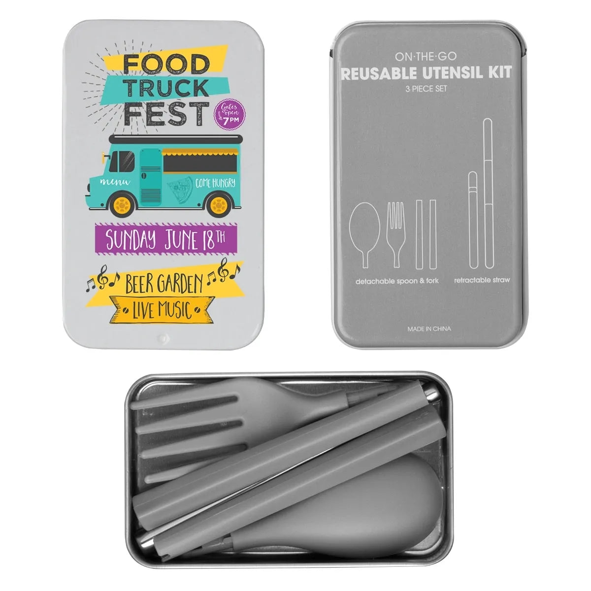 On The Go Reusable Utensil Kit