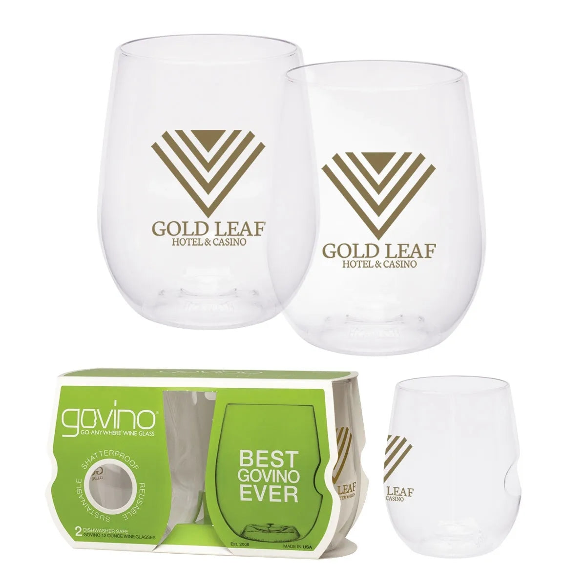 Dishwasher Safe Shatterproof 12oz Wine/Cocktail Glass 2 Pack