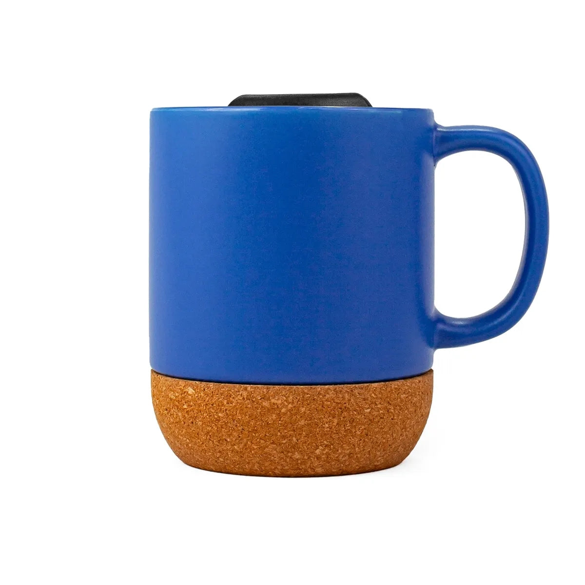 12 oz. Cork-Ceramic Mug w/ Lid