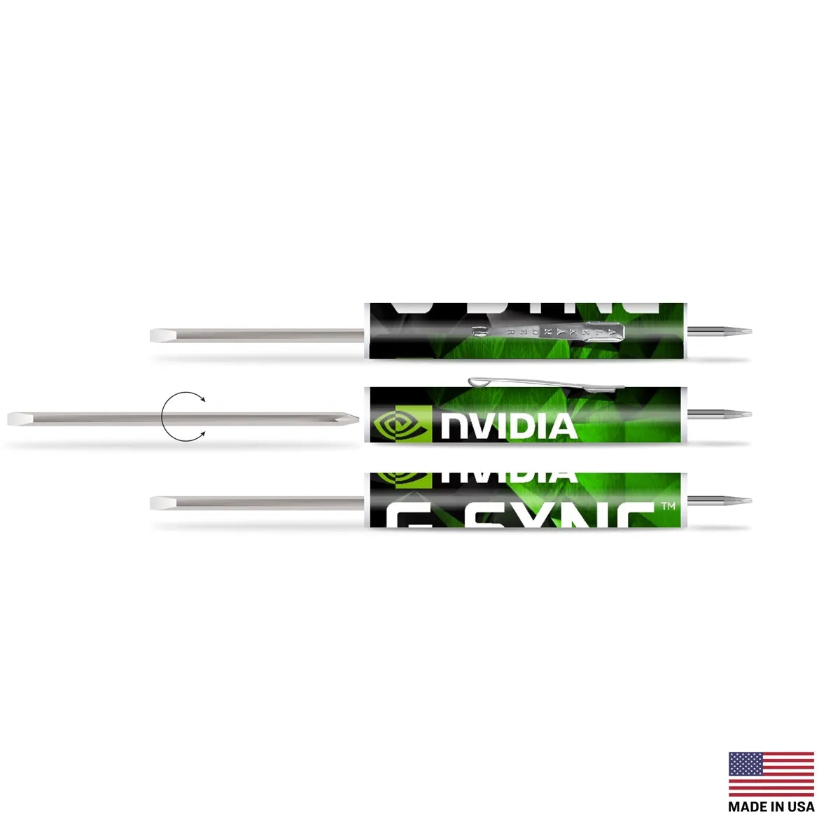 Reversible Blade Screwdriver — 5.38″ × 0.5″