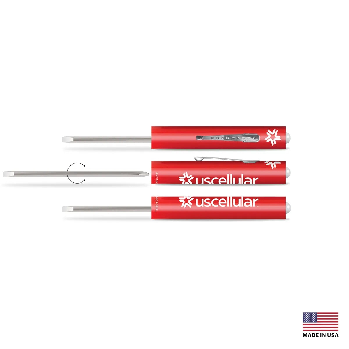 Reversible Blade Screwdriver — 5.38″ × 0.5″