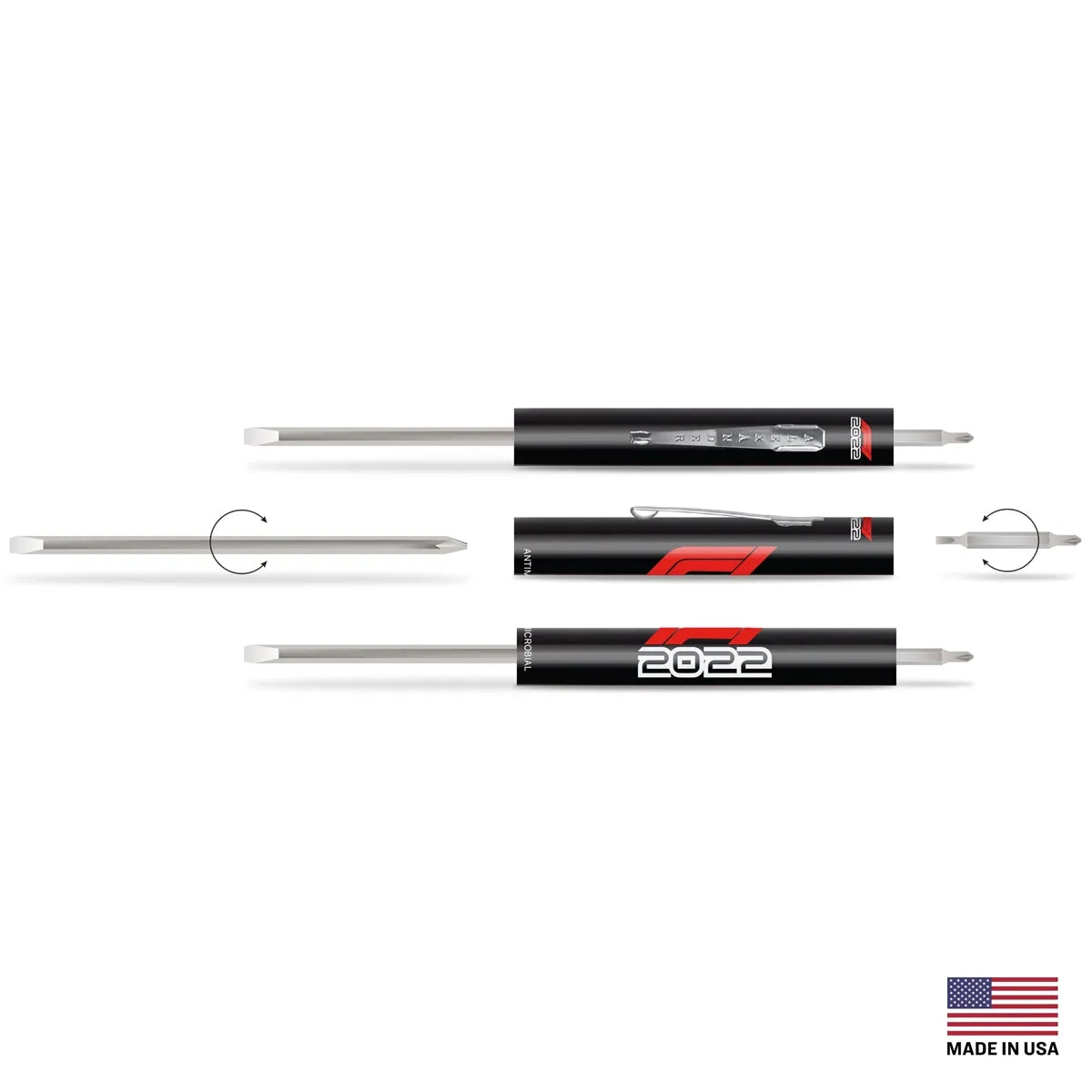 4-in-1 Reversible Screwdriver — 6″ × 0.4″