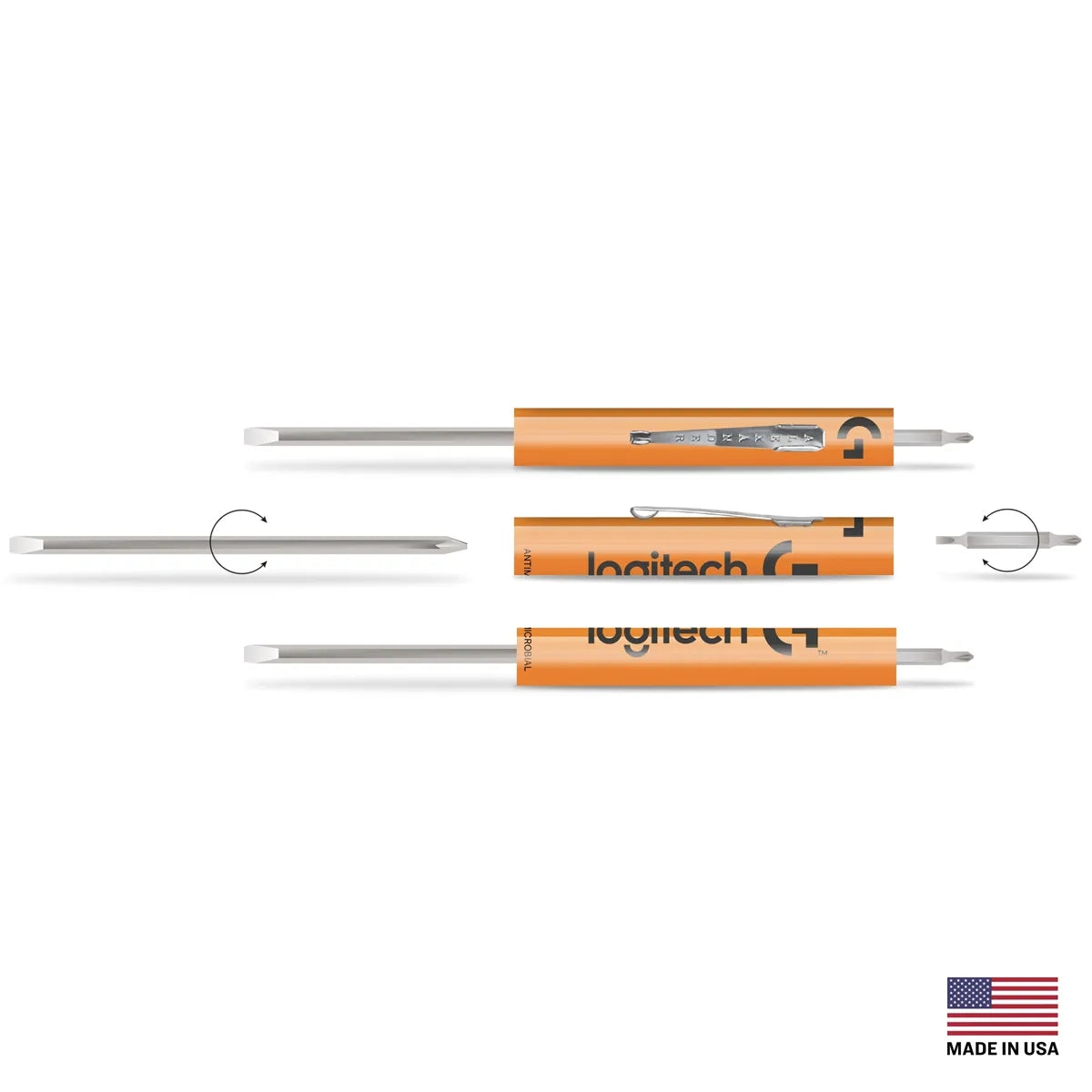 4-in-1 Reversible Screwdriver — 6″ × 0.4″