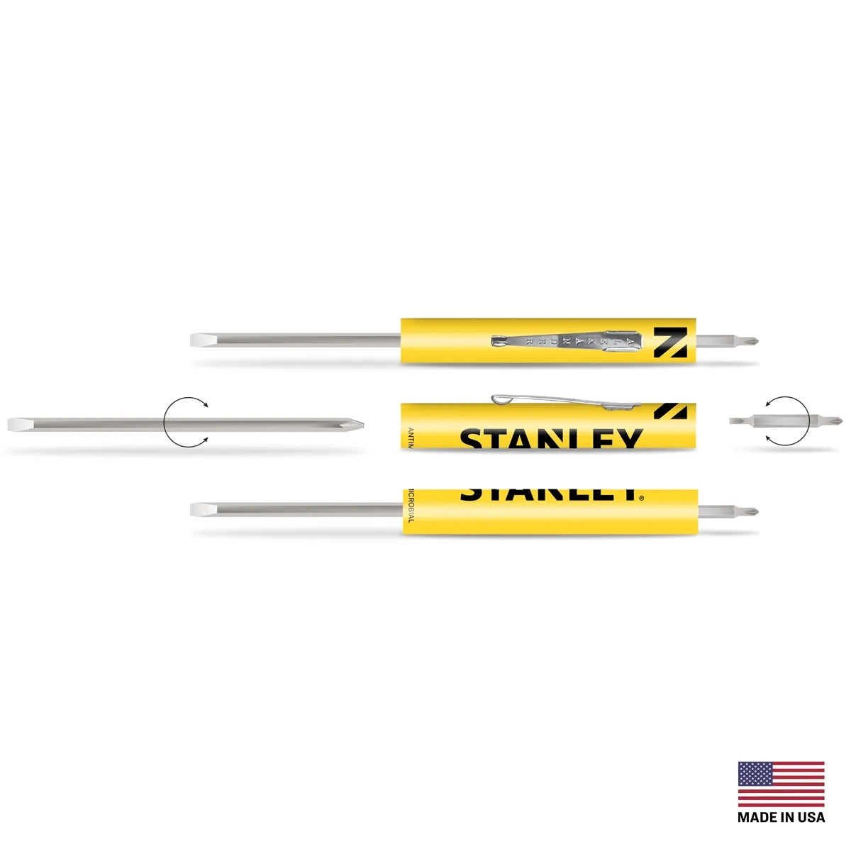 4-in-1 Reversible Screwdriver — 6″ × 0.4″