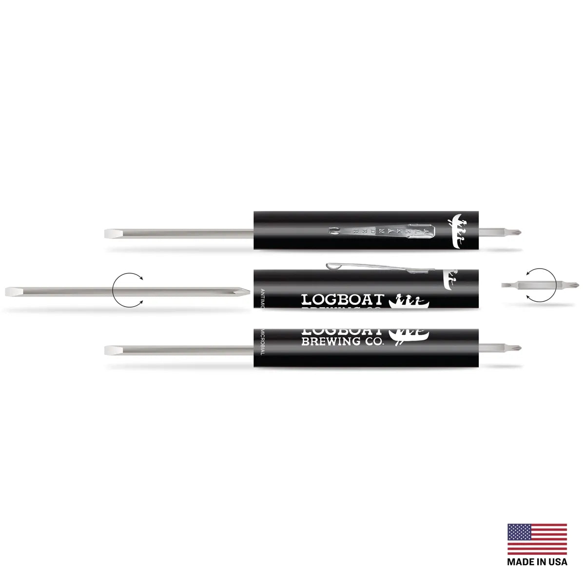 4-in-1 Reversible Screwdriver — 6.13″ × 0.5″