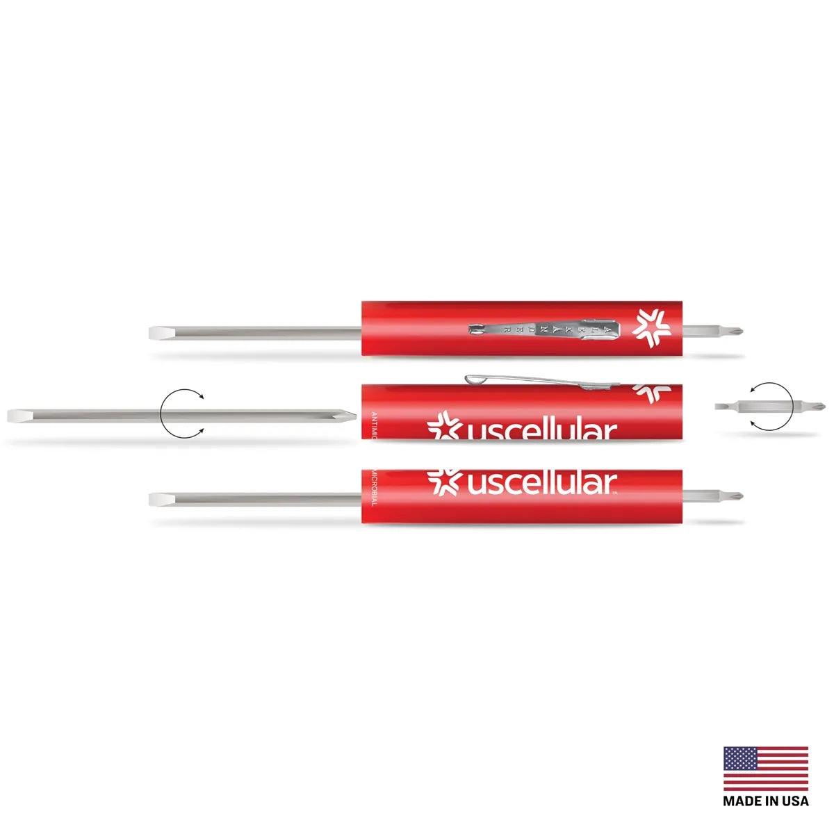 4-in-1 Reversible Screwdriver — 6.13″ × 0.5″