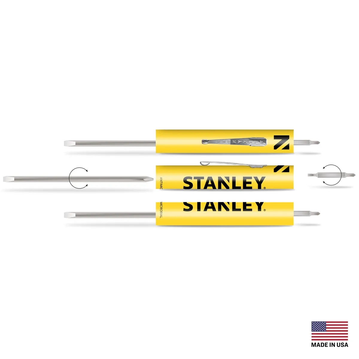 4-in-1 Reversible Screwdriver — 6.13″ × 0.5″