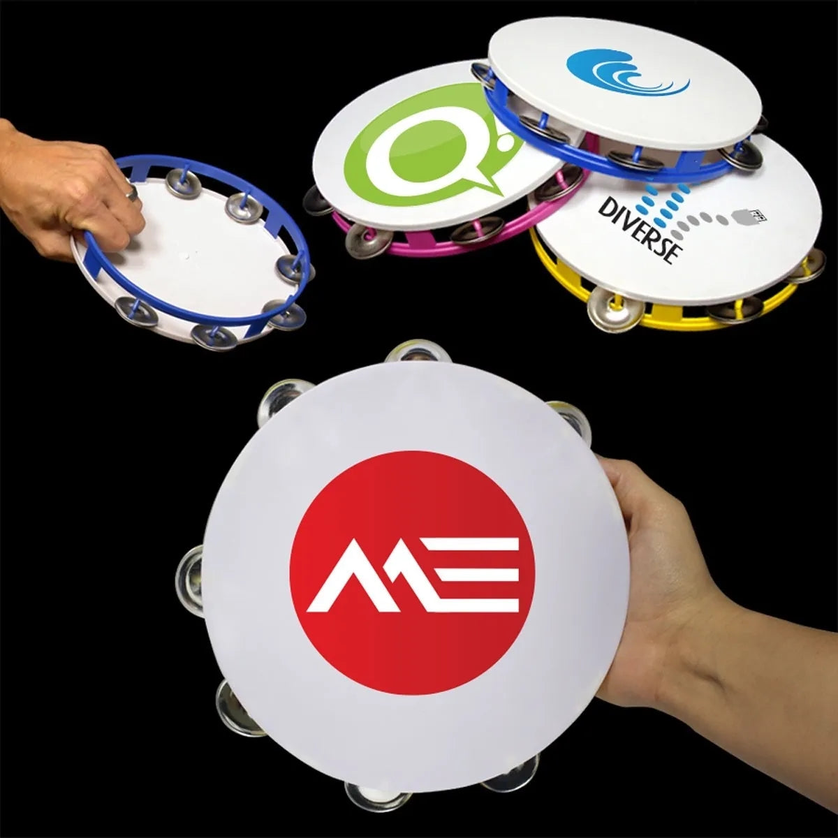 Plastic Tambourine 8"