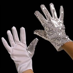 Sequin Costume Glove — Left Hand