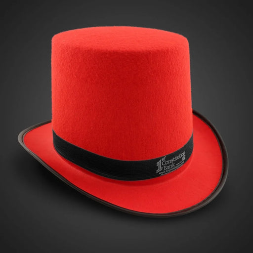 Red Felt Top Hat