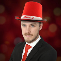 Red Felt Top Hat