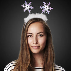 Light-Up Snowflake Head Bopper