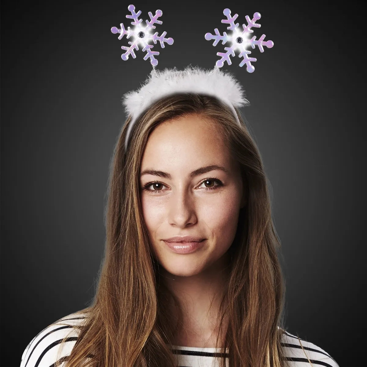 Light-Up Snowflake Head Bopper