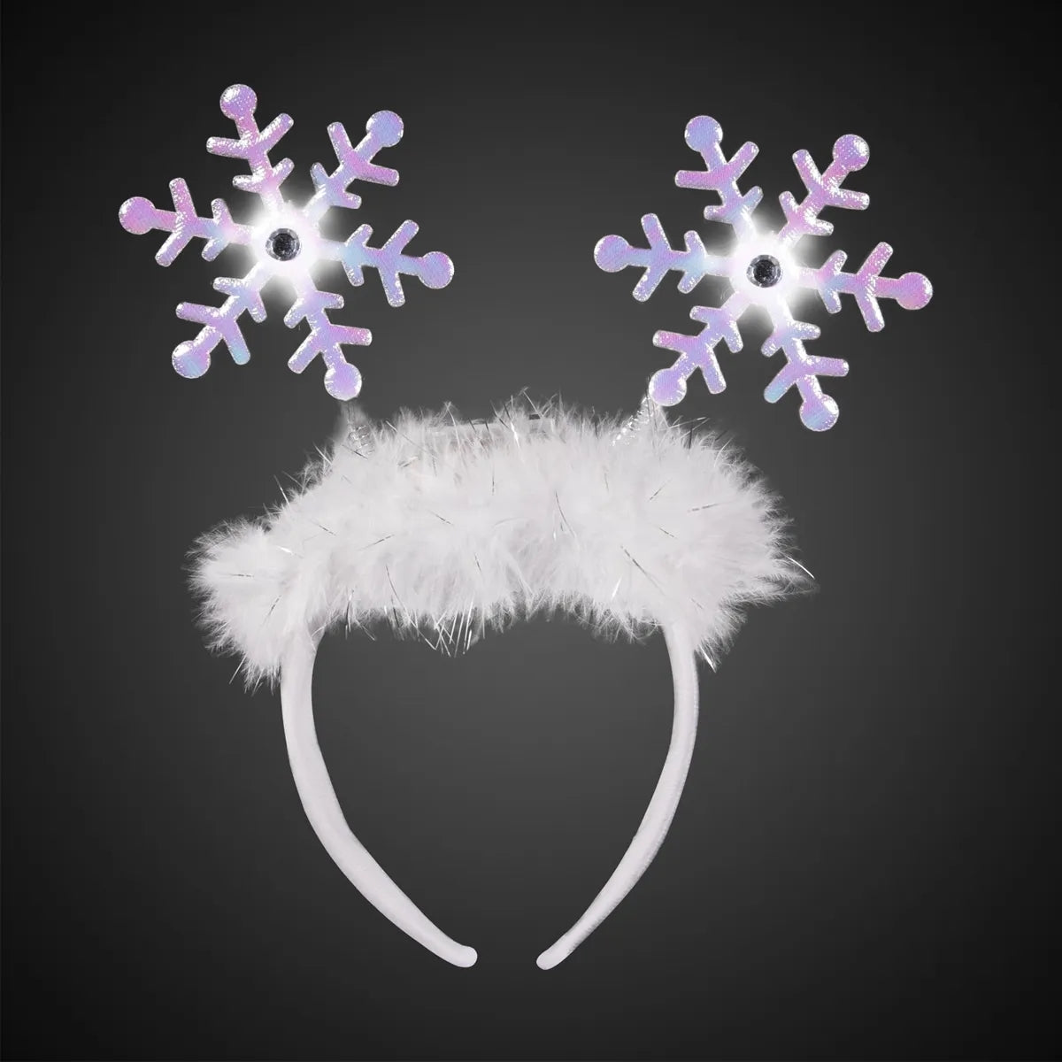 Light-Up Snowflake Head Bopper