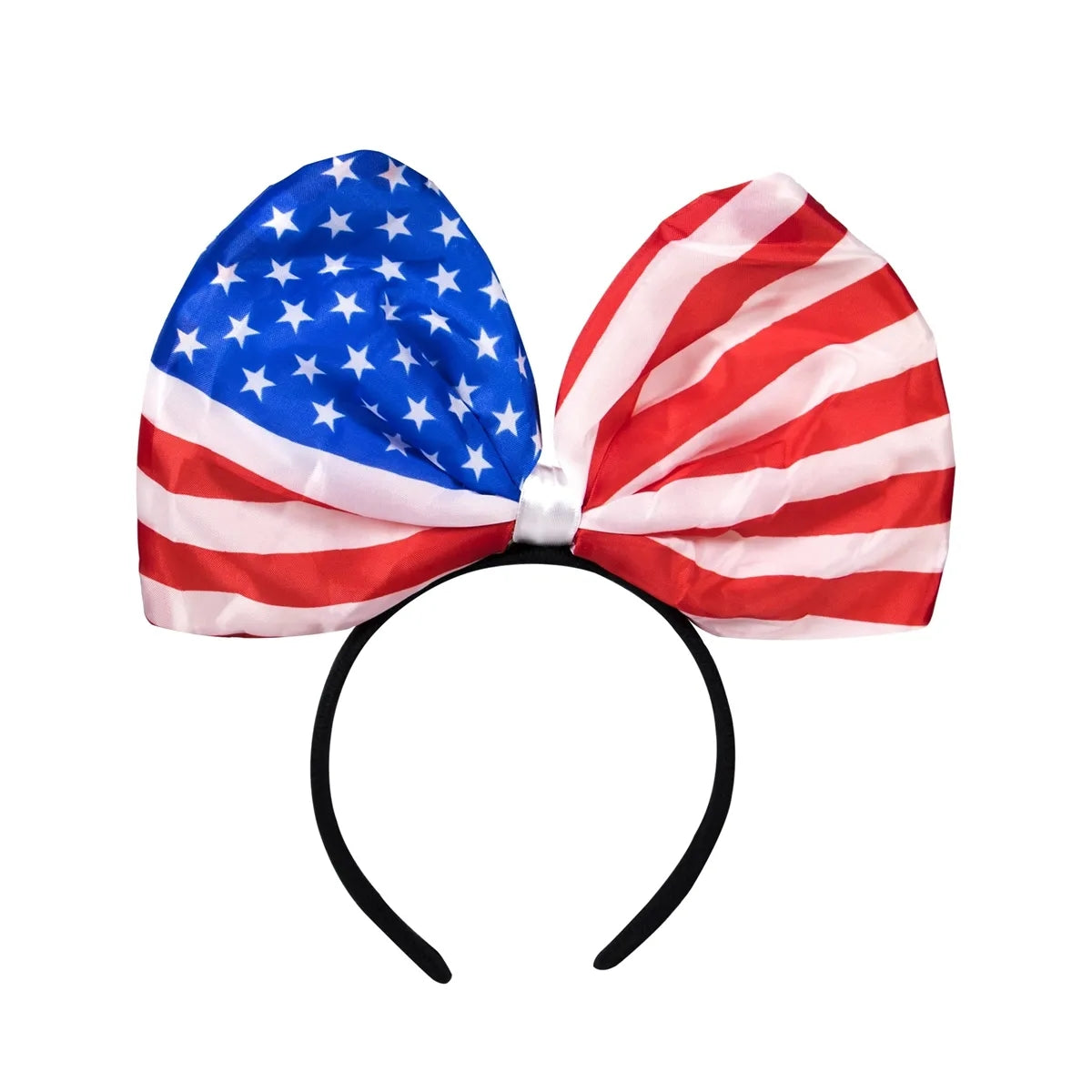 Light-Up USA Flag Bow Headband