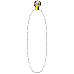 White Pearl Bead Necklace