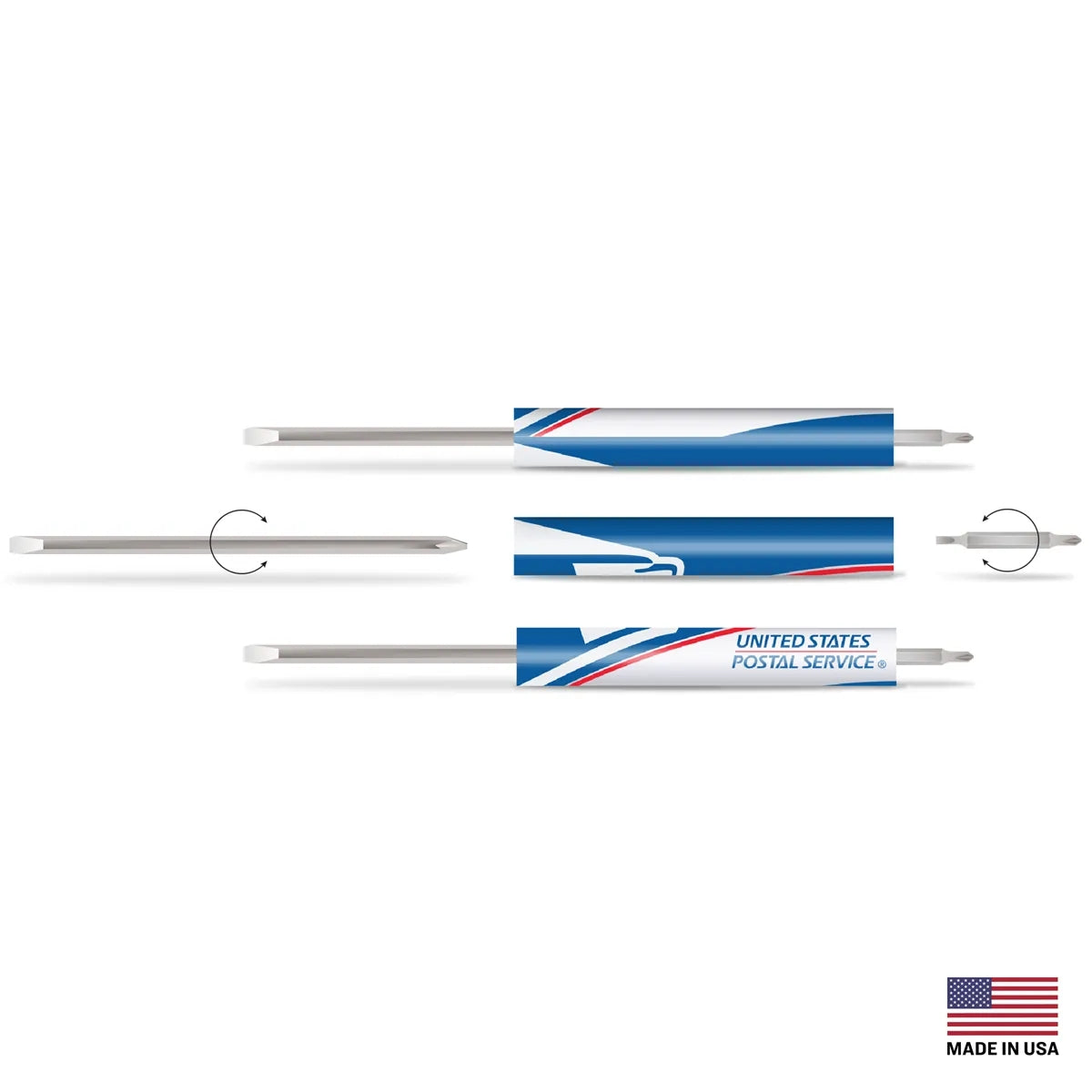 4-in-1 Reversible Screwdriver — 6″ × 0.4″