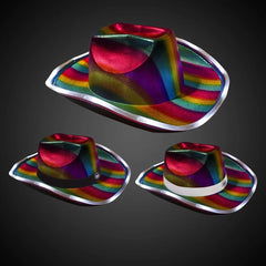 Light-Up Rainbow Cowboy Hat