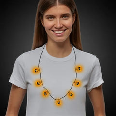 Light-Up Pumpkin Necklace
