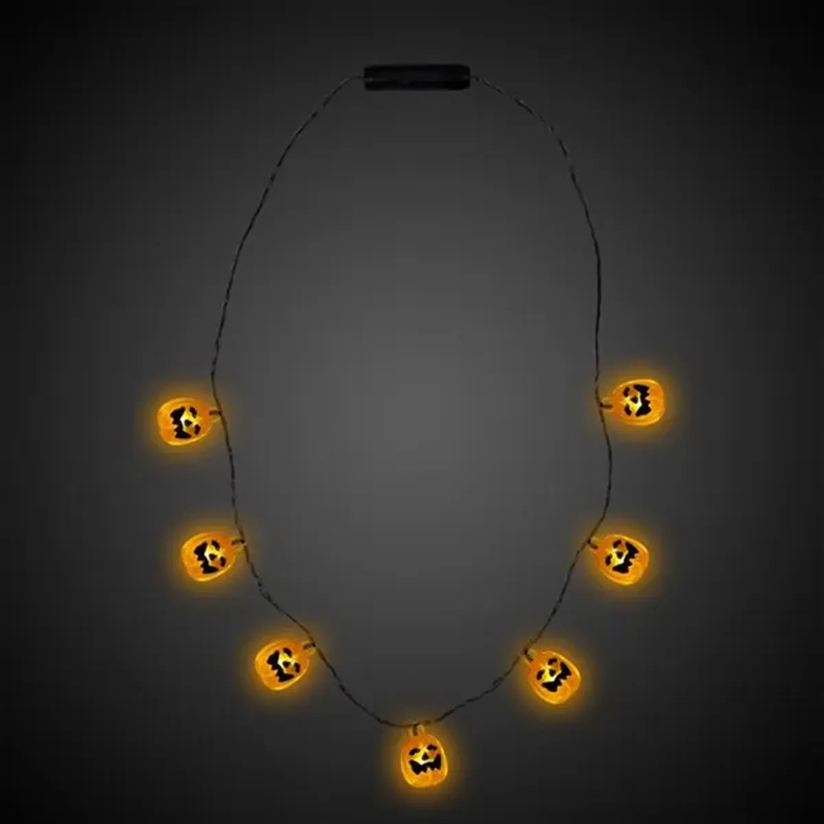 Light-Up Pumpkin Necklace