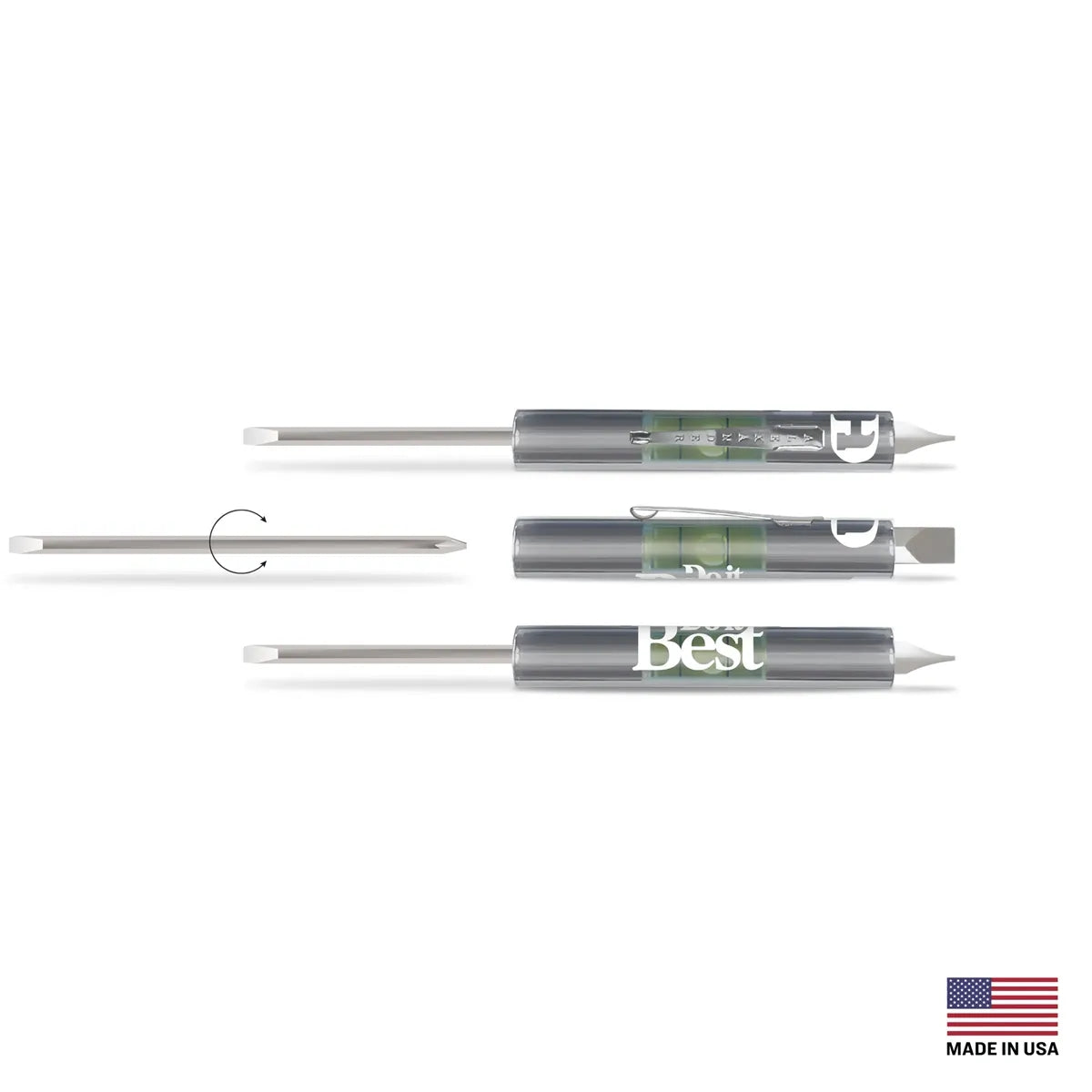 Reversible Screwdriver — 5.25″ × 0.45″