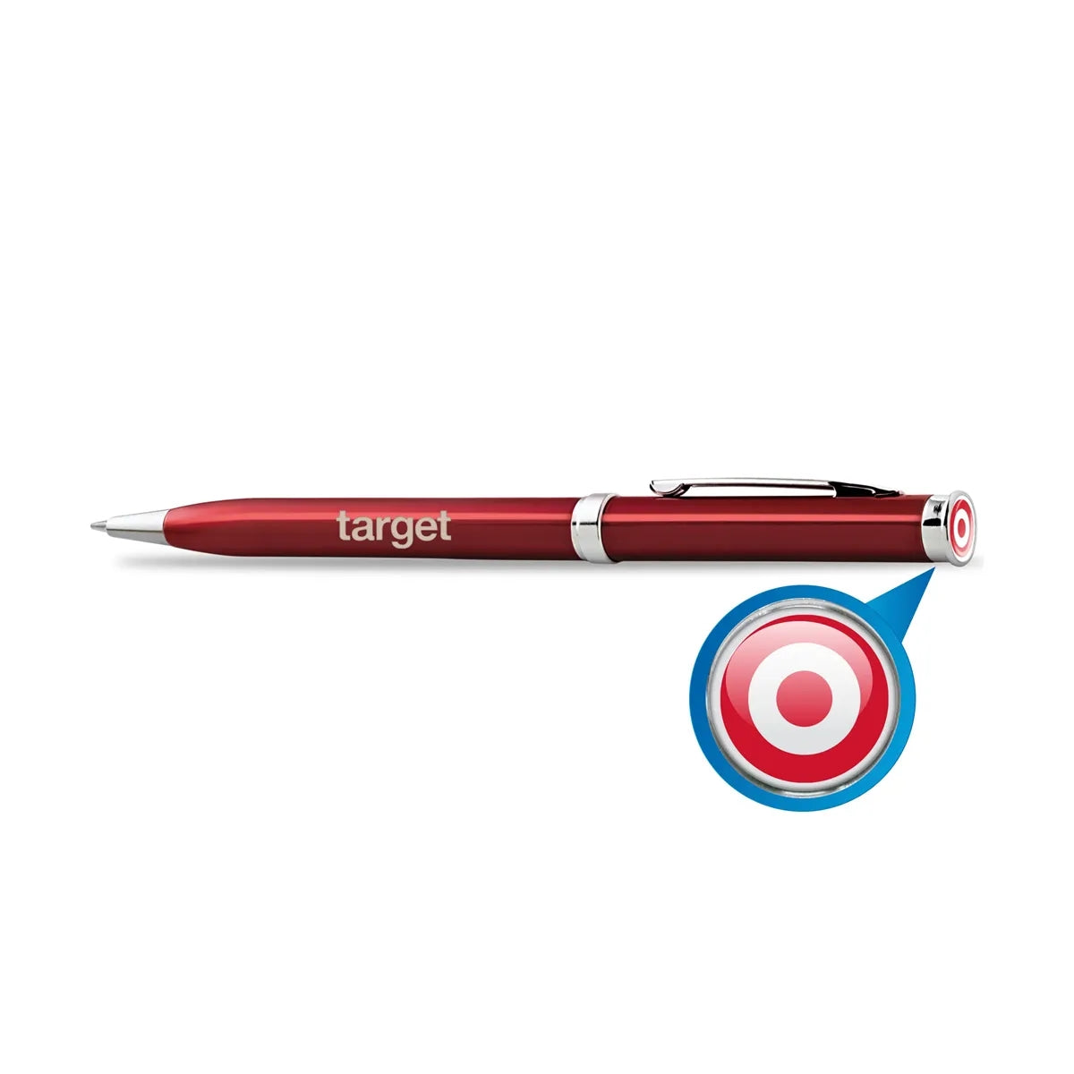 Slim Domed-Logo Metal Pen