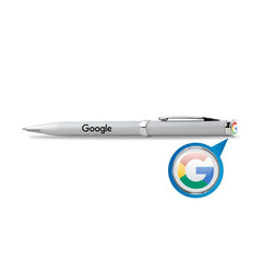 Slim Domed-Logo Metal Pen