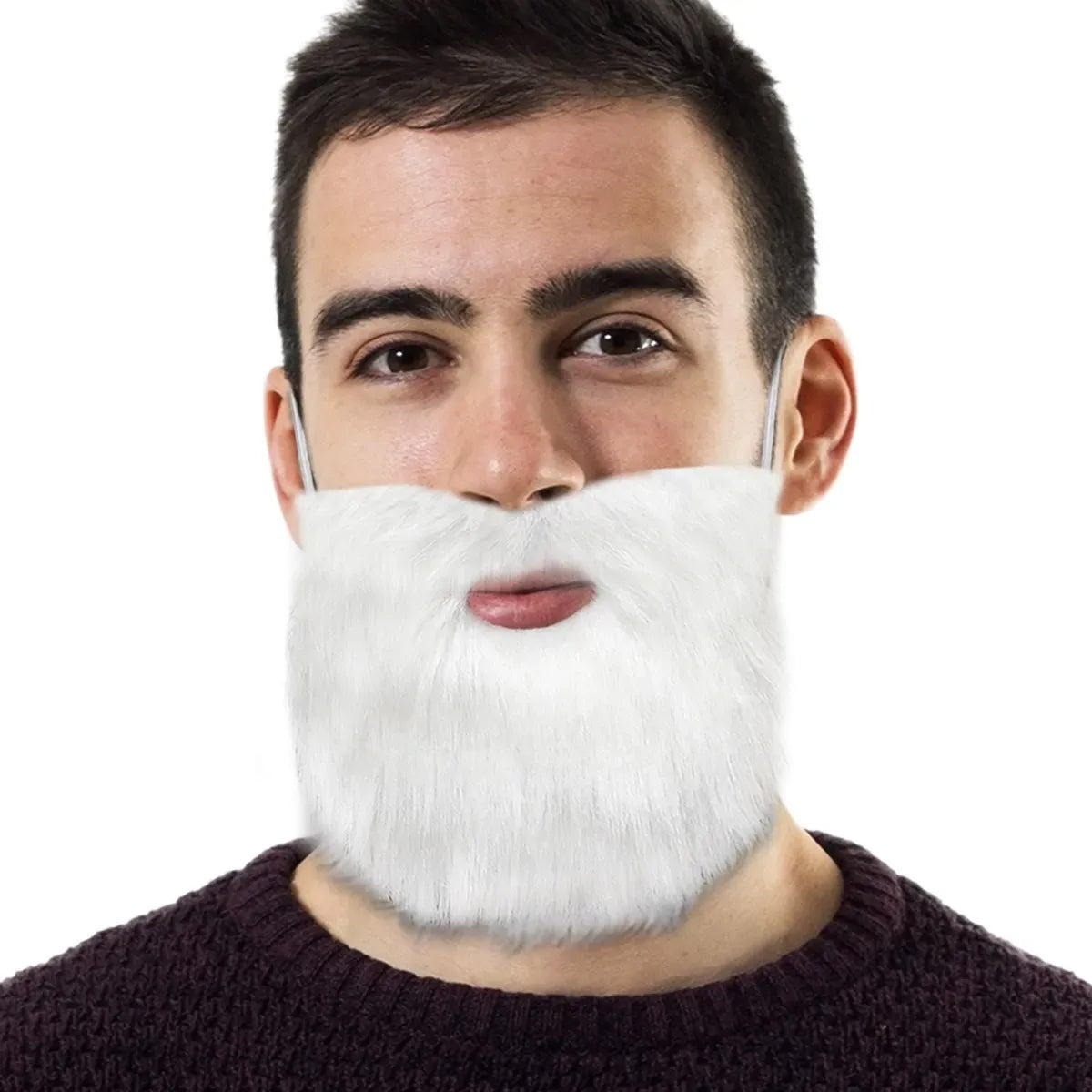 White Costume Beard