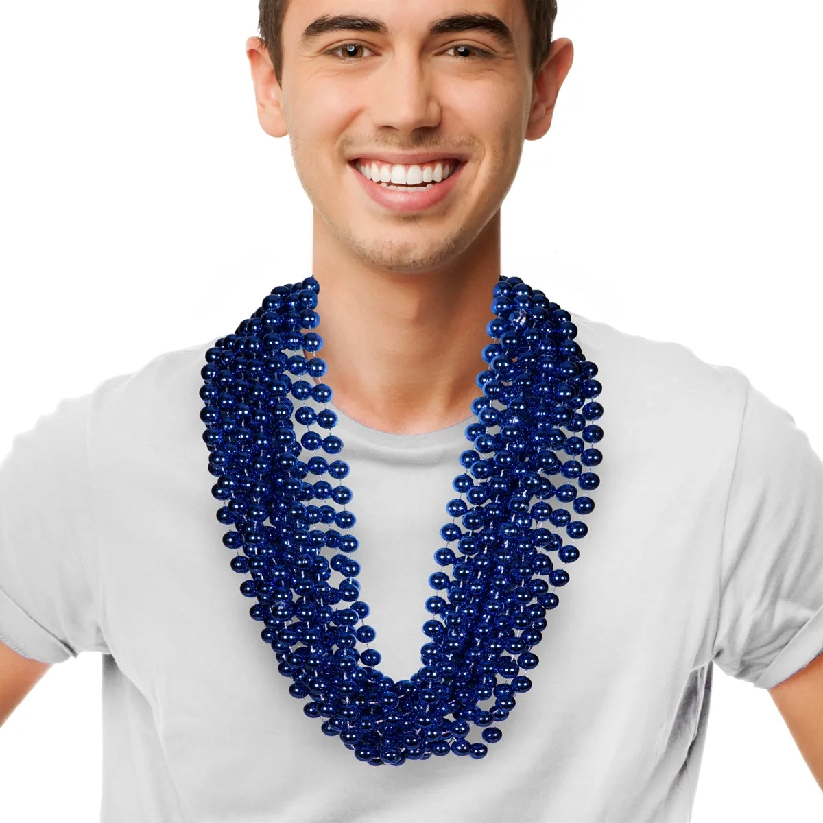 Bead Necklace 33" — 12 mm Beads