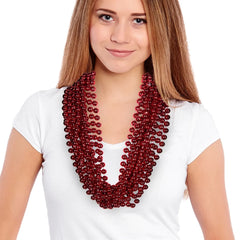 Bead Necklace 33" — 12 mm Beads