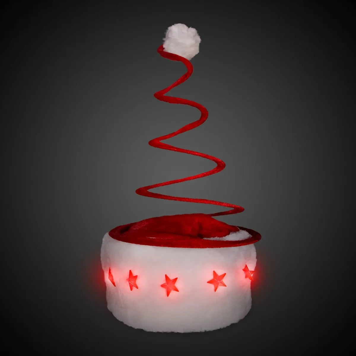 Light-Up Spring Tree Santa Hat