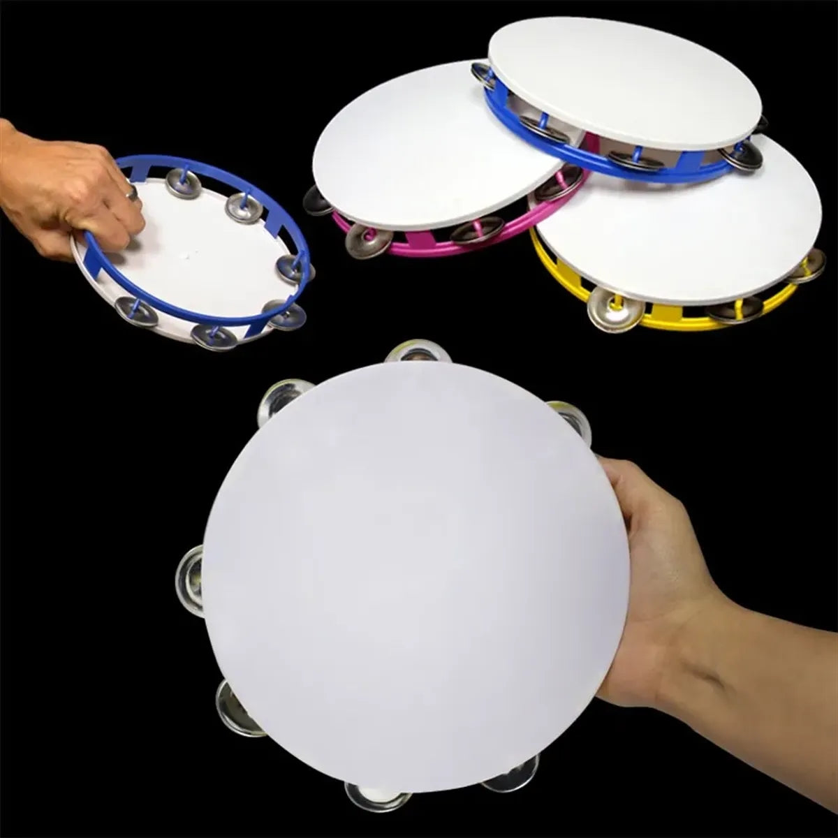 Plastic Tambourine 8"