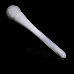 Light-Up White Toy Microphone 9"