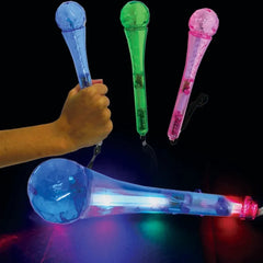 Light-Up Toy Microphone 9" — Assorted Colors