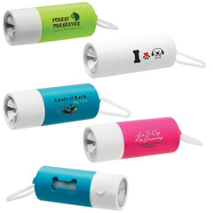 Light Up Waste Bag Dispenser — 4 7/8" x 1 5/8"